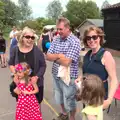 Rachel, Andrew and Suzanne, Eye Primary Summer Fayre, Eye, Suffolk - 9th July 2016