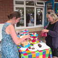 Eye Primary Summer Fayre, Eye, Suffolk - 9th July 2016, Isobel does the cake stall