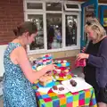 Isobel does the cake stall, Eye Primary Summer Fayre, Eye, Suffolk - 9th July 2016