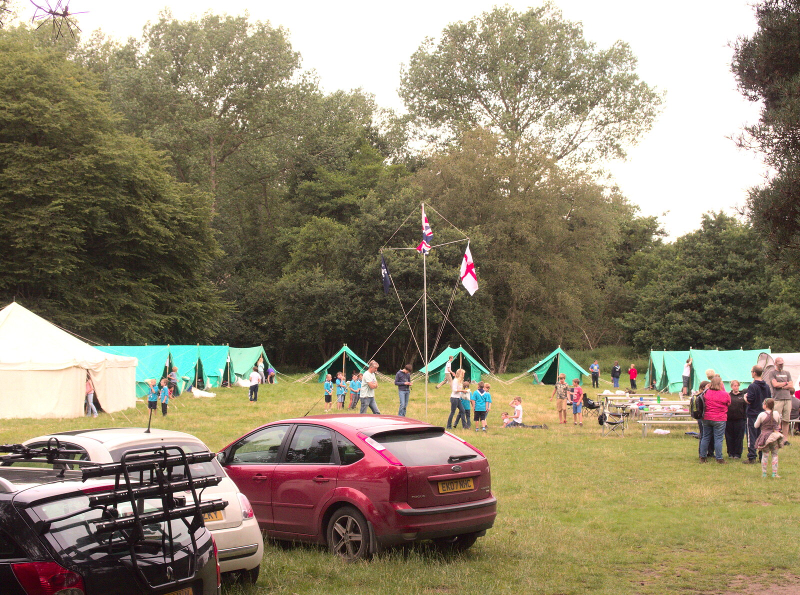 Tent City from Fred's Camping, Curry and the Closing of B&Q, Thetford, Diss  and Ipswich - 16th July 2016