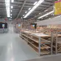 Vast areas of B&Q are deserted and empty, Fred's Camping, Curry and the Closing of B&Q, Thetford, Diss  and Ipswich - 16th July 2016