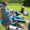 Fred's campsite looks like it's exploded, Fred's Camping, Curry and the Closing of B&Q, Thetford, Diss  and Ipswich - 16th July 2016