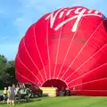 A Virgin balloon inflates, Fred's Camping, Curry and the Closing of B&Q, Thetford, Diss  and Ipswich - 16th July 2016