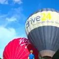 Fred watches the balloons go up, Fred's Camping, Curry and the Closing of B&Q, Thetford, Diss  and Ipswich - 16th July 2016