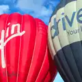 The two balloons share a kiss, Fred's Camping, Curry and the Closing of B&Q, Thetford, Diss  and Ipswich - 16th July 2016