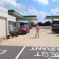 Henry roams around the forecourt, The BBs' Last Tango in Tewkesbury, Middle Stanley, Gloucestershire - 23rd July 2016