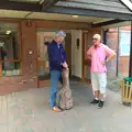 Rob with his leopard-print guitar case, The BBs' Last Tango in Tewkesbury, Middle Stanley, Gloucestershire - 23rd July 2016