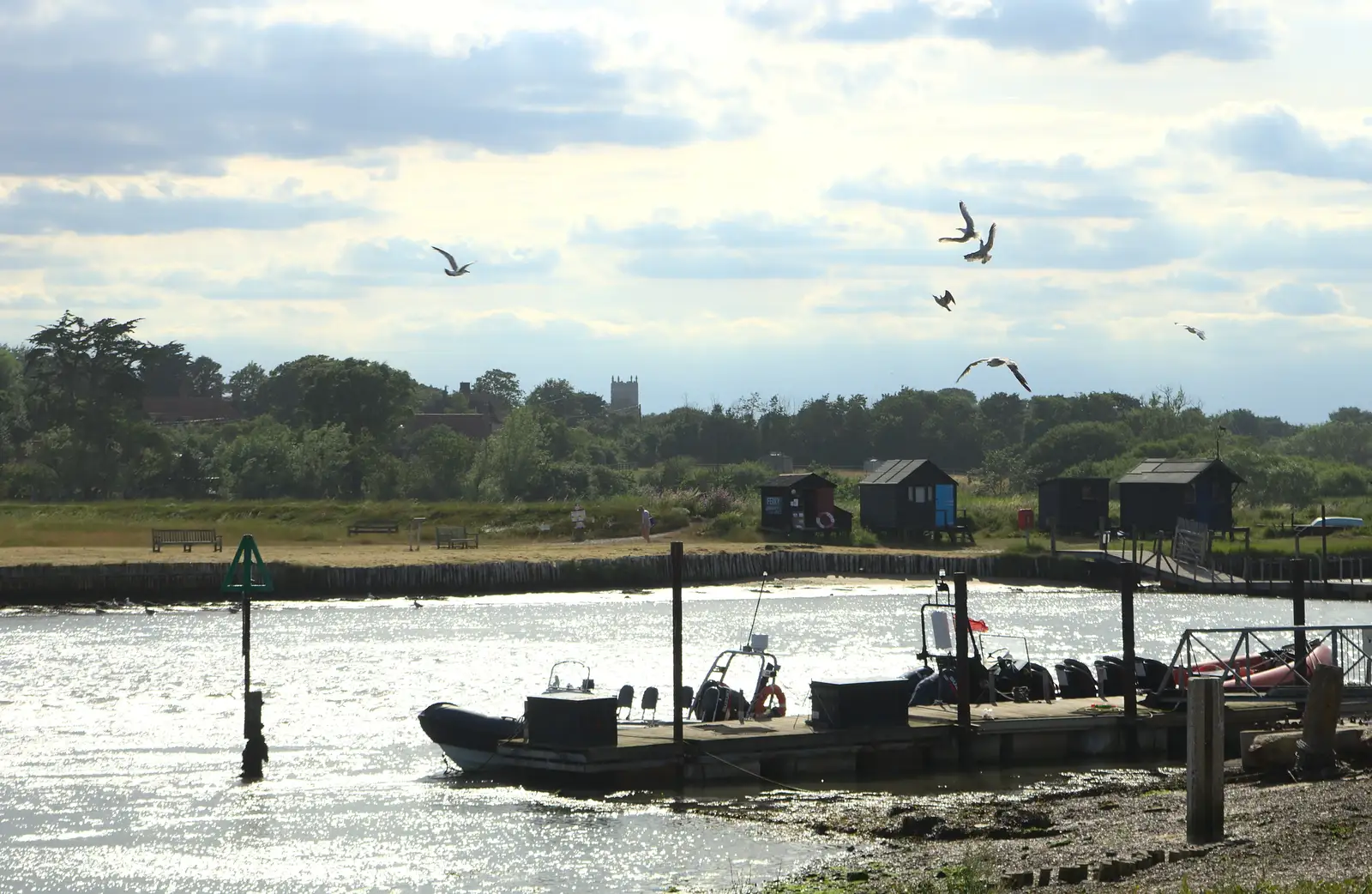 Blackshore Quay, looking over the Blyth, from A Short Trip to Southwold, Suffolk - 24th July 2016