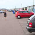A Short Trip to Southwold, Suffolk - 24th July 2016, Isobel roams the car park at Southwold Pier