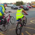 Alan and Matthew head off through the car park, The BSCC at the Jolly Porter, Station Road, Diss, Norfolk - 28th July 2016