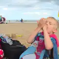 Harry eats some sweets, Camping in West Runton, North Norfolk - 30th July 2016