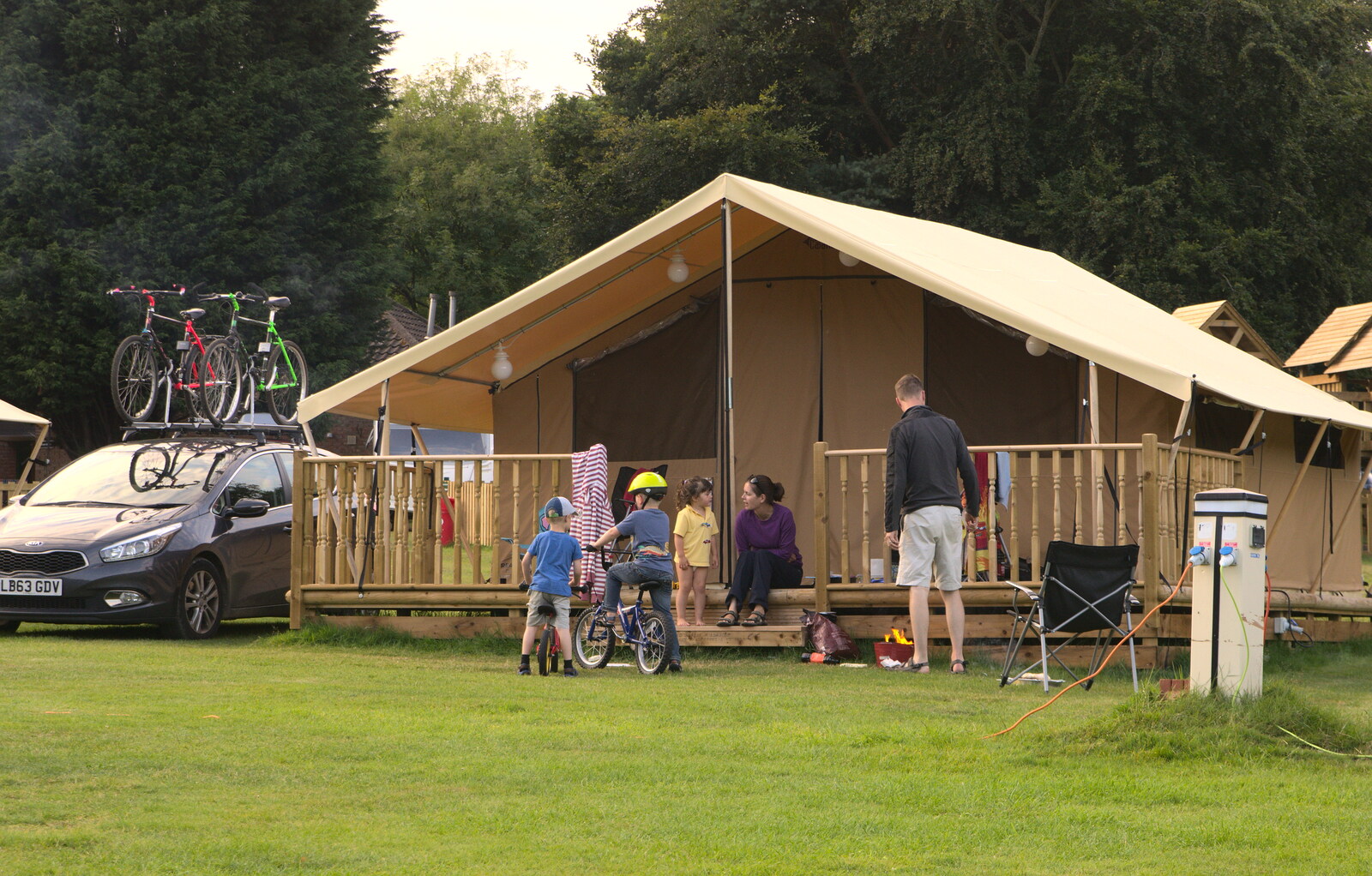 Fancy camping in lodges from Camping in West Runton, North Norfolk - 30th July 2016