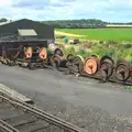 A load of wheelsets, Sheringham Steam, Sheringham, North Norfolk - 31st July 2016