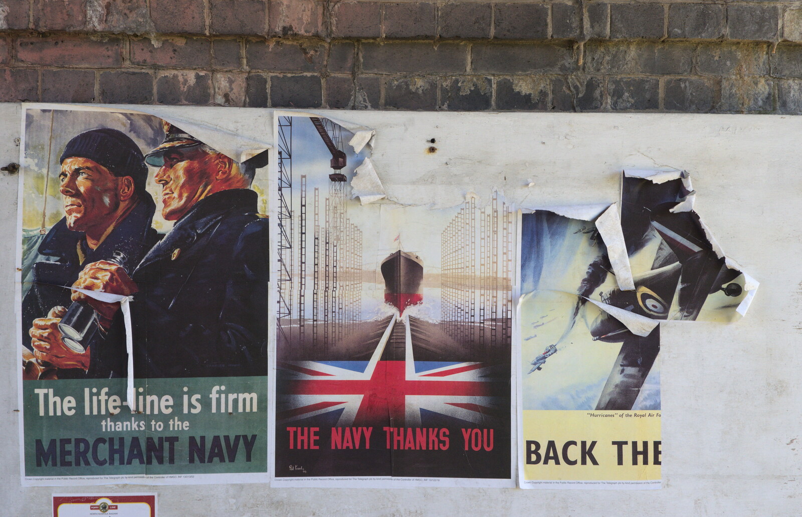 Some wartime posters from Sheringham Steam, Sheringham, North Norfolk - 31st July 2016