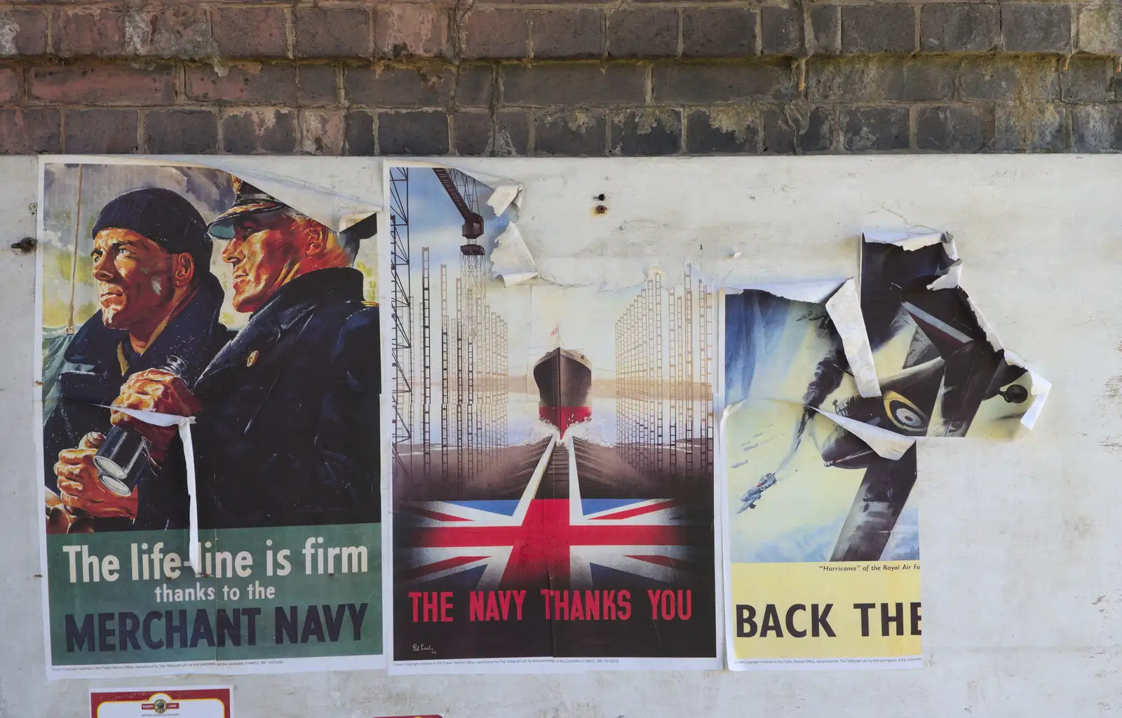 Some wartime posters, from Sheringham Steam, Sheringham, North Norfolk - 31st July 2016