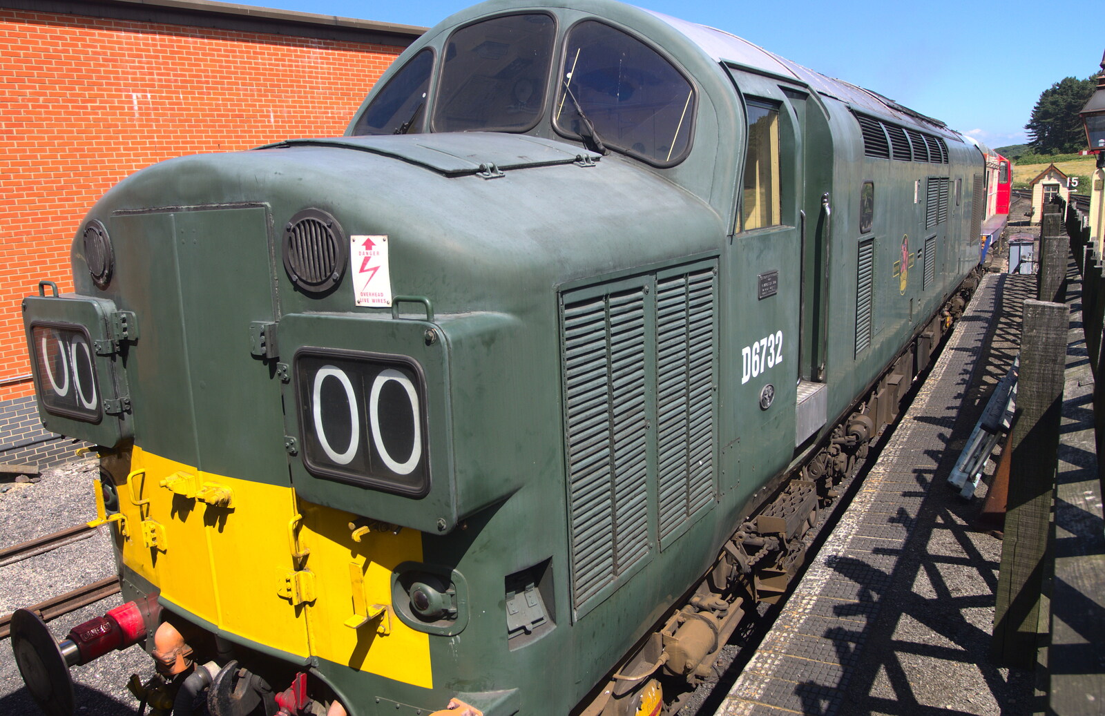 BR Class 37 D6732 from Sheringham Steam, Sheringham, North Norfolk - 31st July 2016