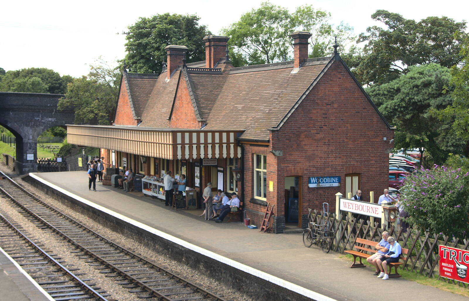 Weybourne station from Sheringham Steam, Sheringham, North Norfolk - 31st July 2016
