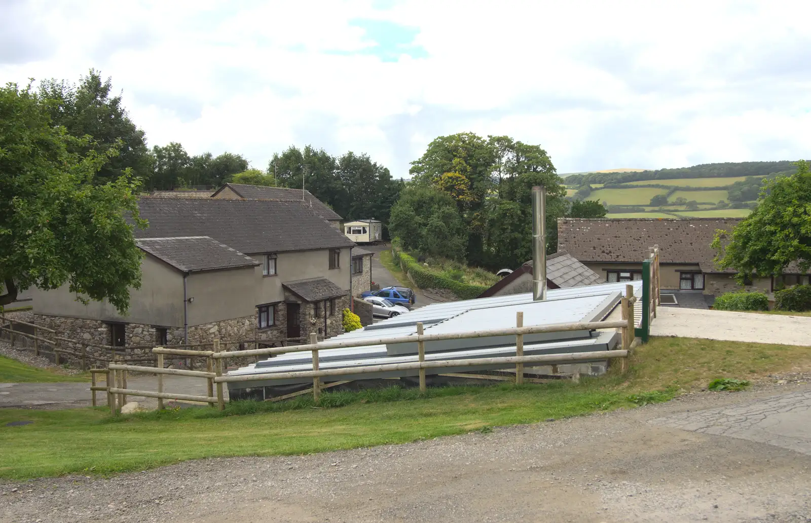 A view over the site, from Camping With Sean, Ashburton, Devon - 8th August 2016