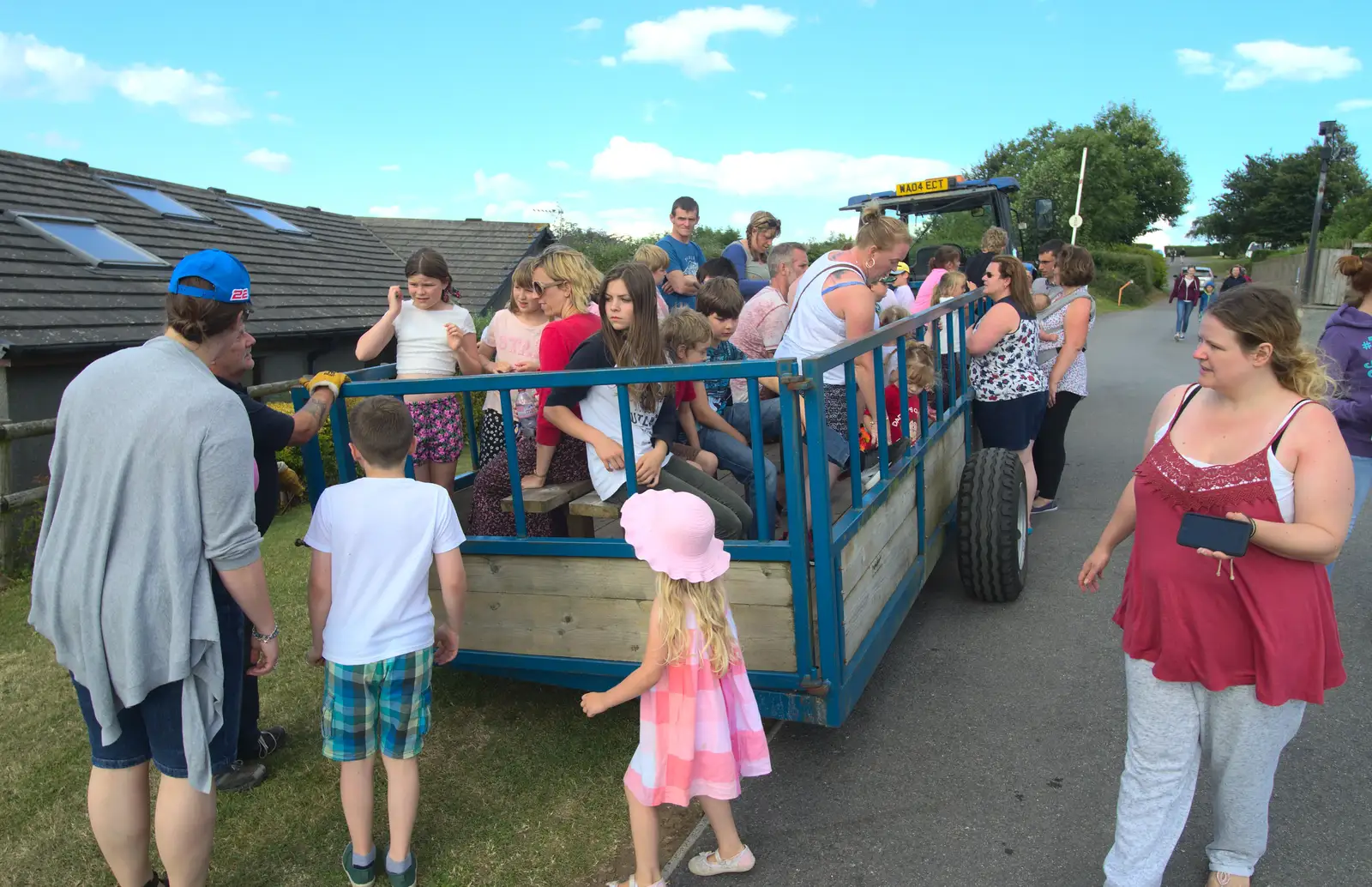 The trailer is packed, from Camping With Sean, Ashburton, Devon - 8th August 2016