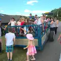 The trailer is packed, Camping With Sean, Ashburton, Devon - 8th August 2016