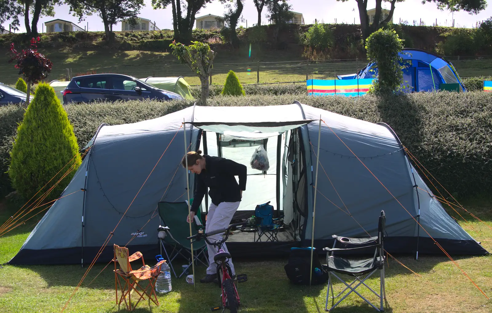 Sean's tent, from Camping With Sean, Ashburton, Devon - 8th August 2016