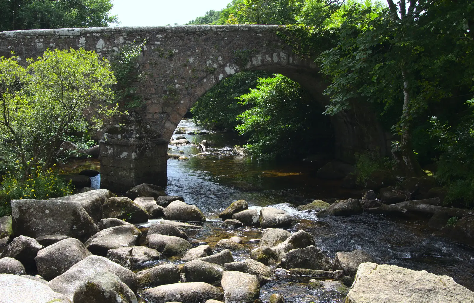 The road bridge at Badger's Holt, from Badger's Holt and Bronze-Age Grimspound, Dartmoor, Devon - 10th August 2016