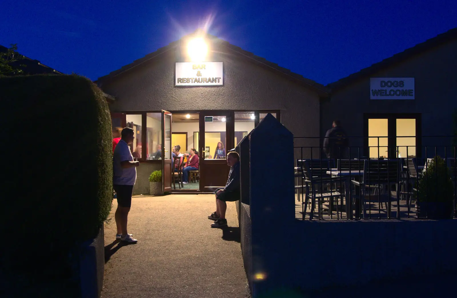 The clubhouse by night, from Badger's Holt and Bronze-Age Grimspound, Dartmoor, Devon - 10th August 2016