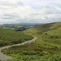 The view back down to the valley, Badger's Holt and Bronze-Age Grimspound, Dartmoor, Devon - 10th August 2016