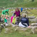 More people mill around, Badger's Holt and Bronze-Age Grimspound, Dartmoor, Devon - 10th August 2016