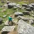 Harry runs around, Badger's Holt and Bronze-Age Grimspound, Dartmoor, Devon - 10th August 2016