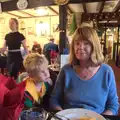 Harry and Grandma J, The Tom Cobley and Castle Drogo, Spreyton and Drewsteignton, Devon - 11th August 2016