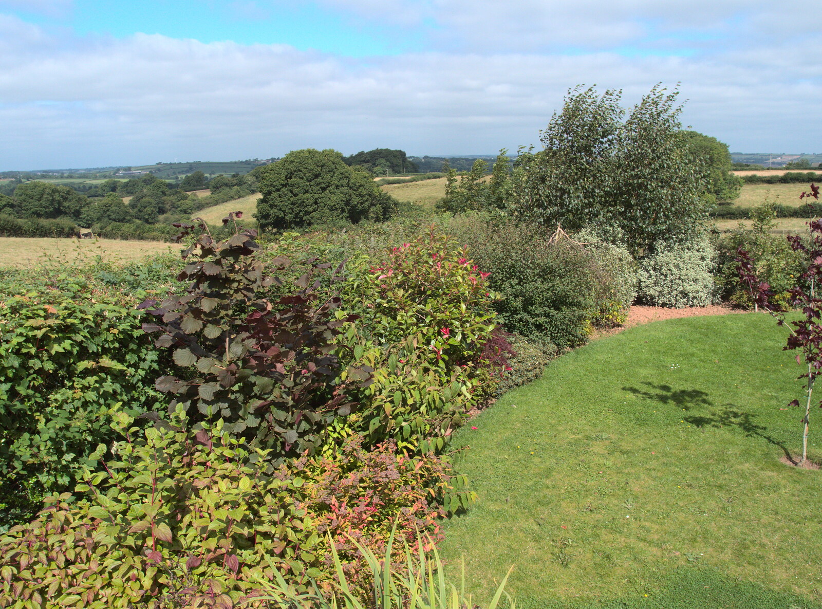 A view from Mother's garden from The Tom Cobley and Castle Drogo, Spreyton and Drewsteignton, Devon - 11th August 2016