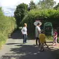 Walking around down the road, The Tom Cobley and Castle Drogo, Spreyton and Drewsteignton, Devon - 11th August 2016