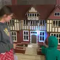 Fred lights up an Edward Lutyens dolls house, The Tom Cobley and Castle Drogo, Spreyton and Drewsteignton, Devon - 11th August 2016