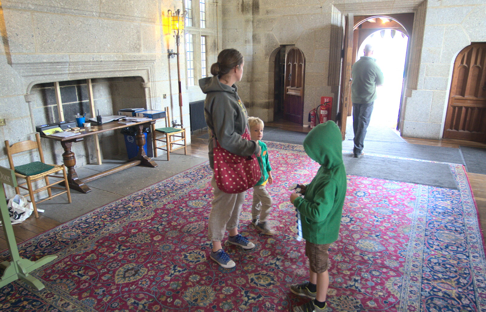 In the main hall from The Tom Cobley and Castle Drogo, Spreyton and Drewsteignton, Devon - 11th August 2016