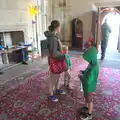 In the main hall, The Tom Cobley and Castle Drogo, Spreyton and Drewsteignton, Devon - 11th August 2016