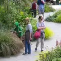 Mother and Isobel in the garden, The Tom Cobley and Castle Drogo, Spreyton and Drewsteignton, Devon - 11th August 2016