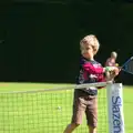 Fred plays a spot of tennis, The Tom Cobley and Castle Drogo, Spreyton and Drewsteignton, Devon - 11th August 2016