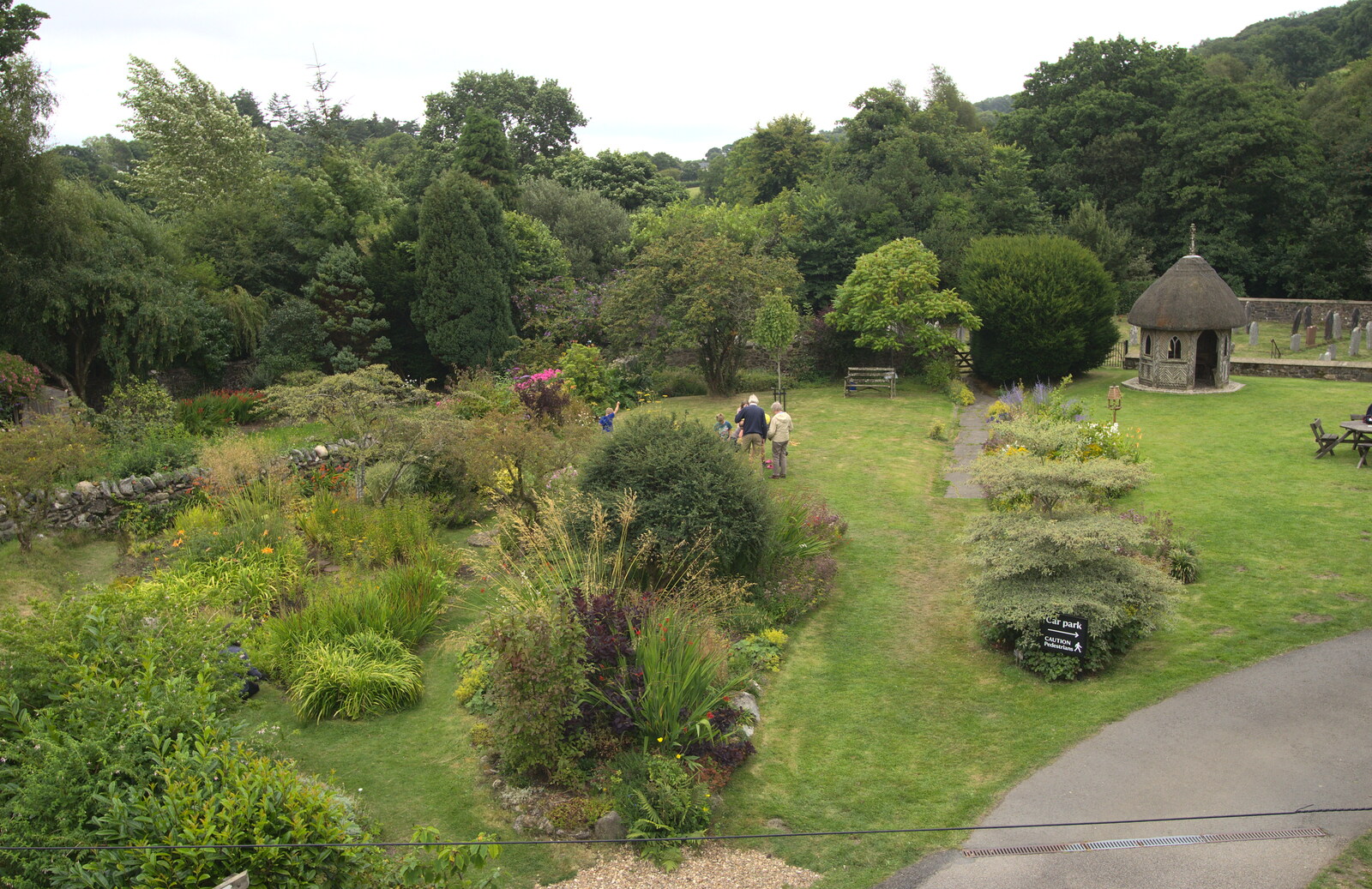 Finch Foundry's gardens from Finch's Foundry and Lydford Gorge, Dartmoor, Devon - 12th August 2016