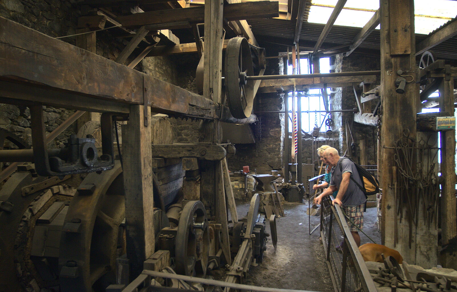 Inside Finch Foundry from Finch's Foundry and Lydford Gorge, Dartmoor, Devon - 12th August 2016