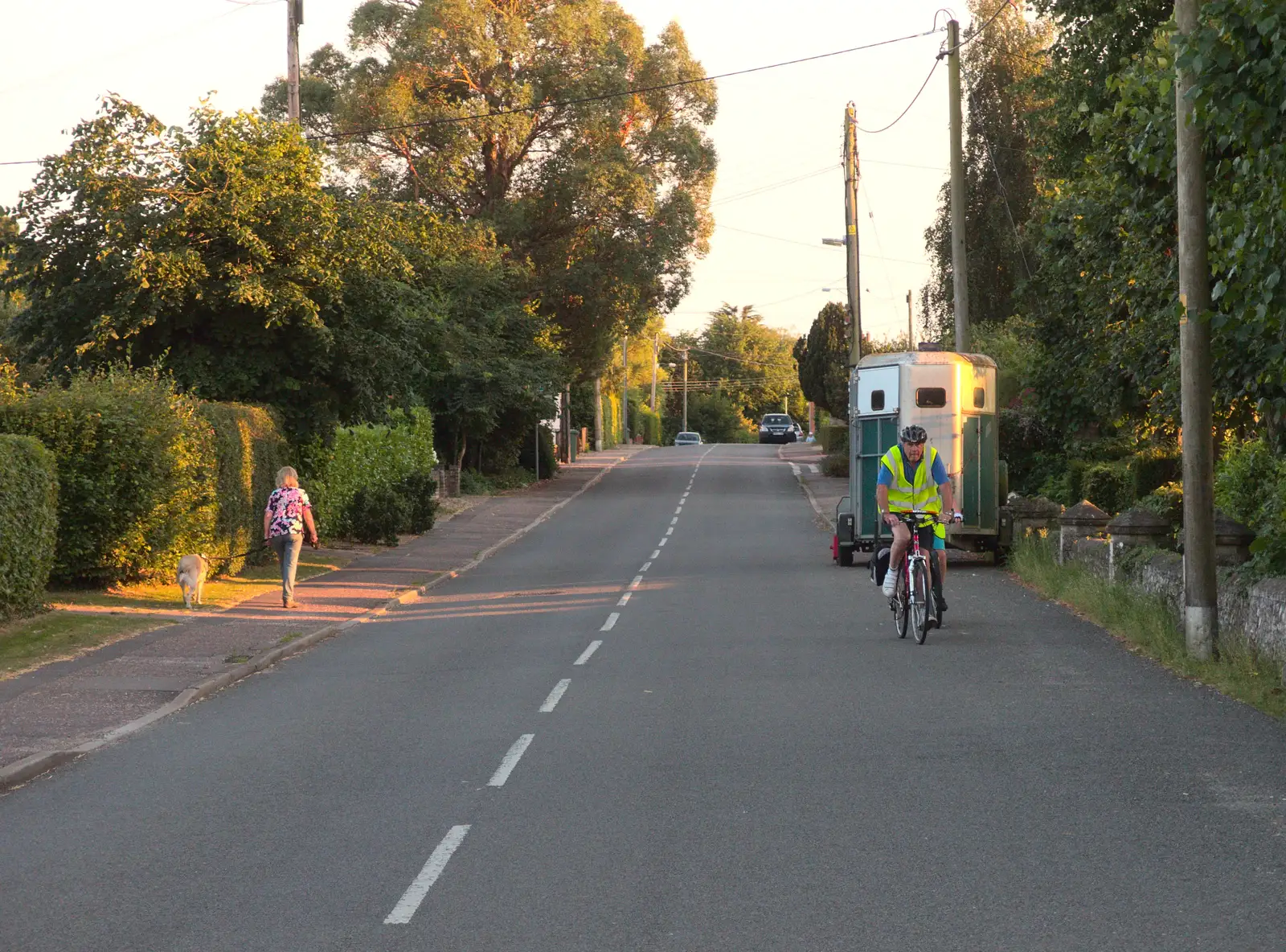 Alan on Heywood Road in Diss, from A Trip to the New Office, Paddington, London - 18th August 2016