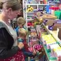 Looking at sweets in the campsite shop, A Trip to Waxham Sands,  Horsey, Norfolk - 27th August 2016