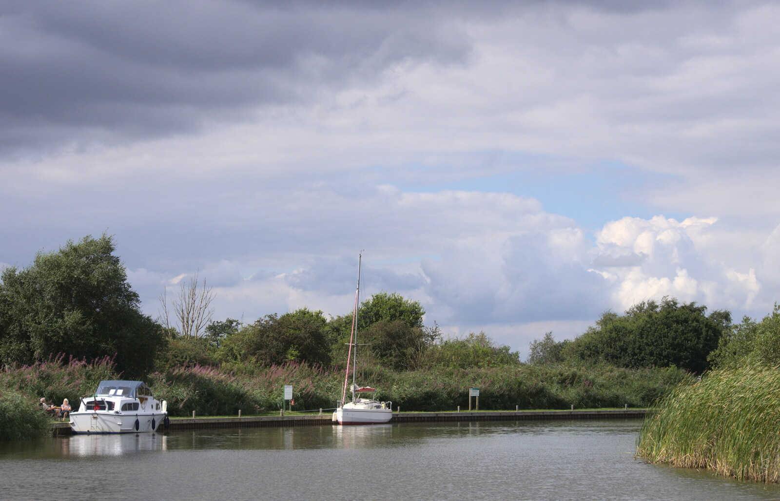 The river to Horsey Mere from A Trip to Waxham Sands,  Horsey, Norfolk - 27th August 2016