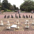 Swordfights at Norwich Castle, Norwich, Norfolk - 31st August 2016, A giant chess set in Chapelfield Park