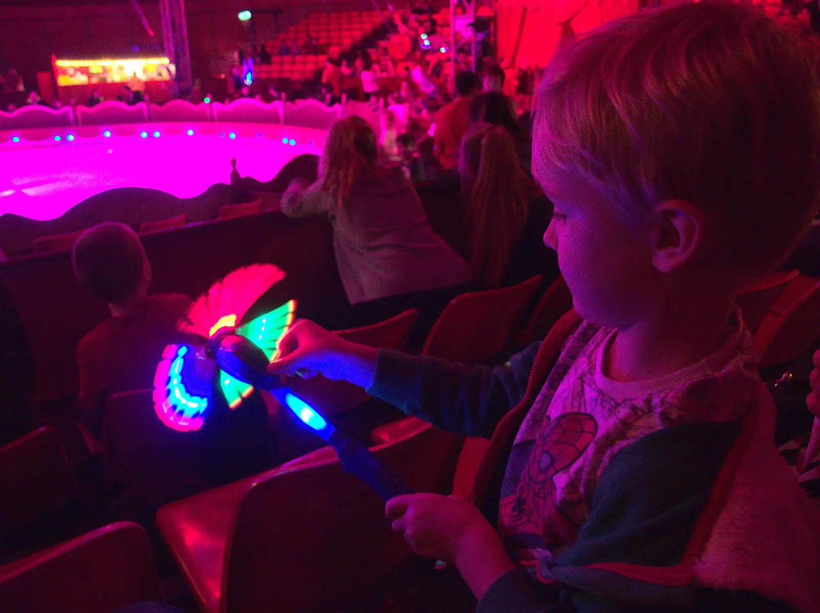 Harry's got some novelty LED spinning thing, from Sion Hill and Blackrock for the Day, Dublin, Ireland - 17th September 2016