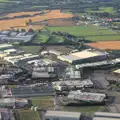 An airport industrial estates from the air, Sion Hill and Blackrock for the Day, Dublin, Ireland - 17th September 2016