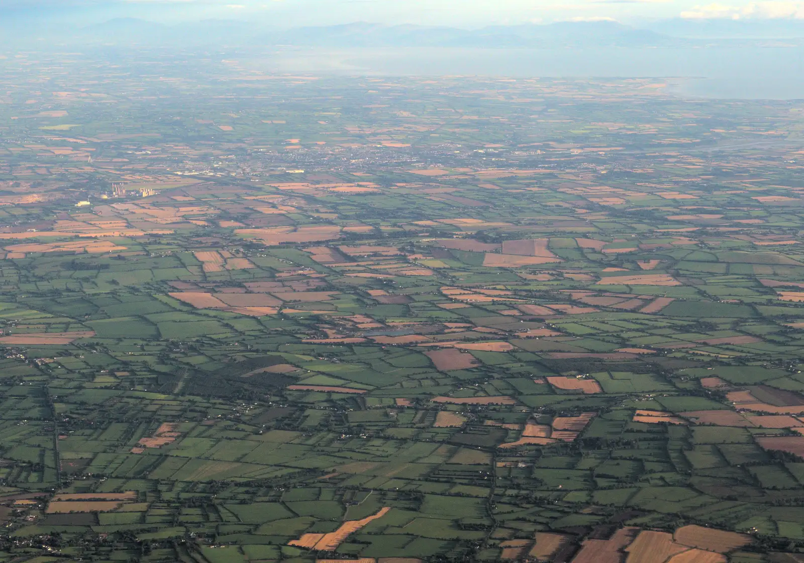 The fields of Ireland, from Sion Hill and Blackrock for the Day, Dublin, Ireland - 17th September 2016