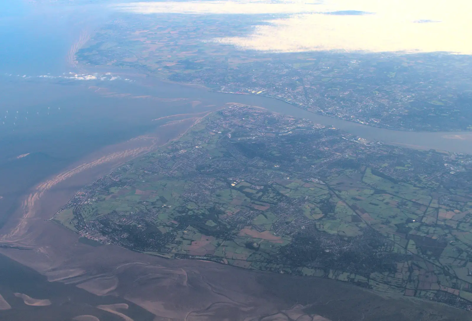 The Wirral and the coastline of England, from Sion Hill and Blackrock for the Day, Dublin, Ireland - 17th September 2016