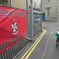 Harry is in tow as Isobel roams around her old school, Sion Hill and Blackrock for the Day, Dublin, Ireland - 17th September 2016