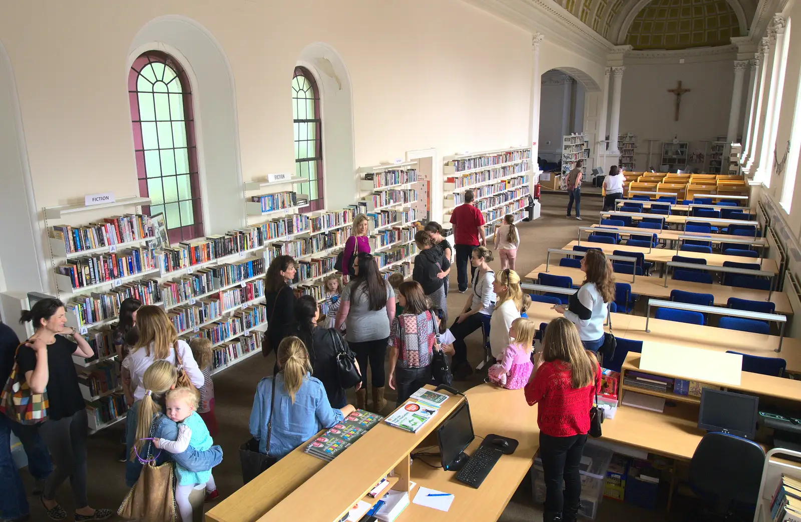 The library used to be forbidden to students, from Sion Hill and Blackrock for the Day, Dublin, Ireland - 17th September 2016